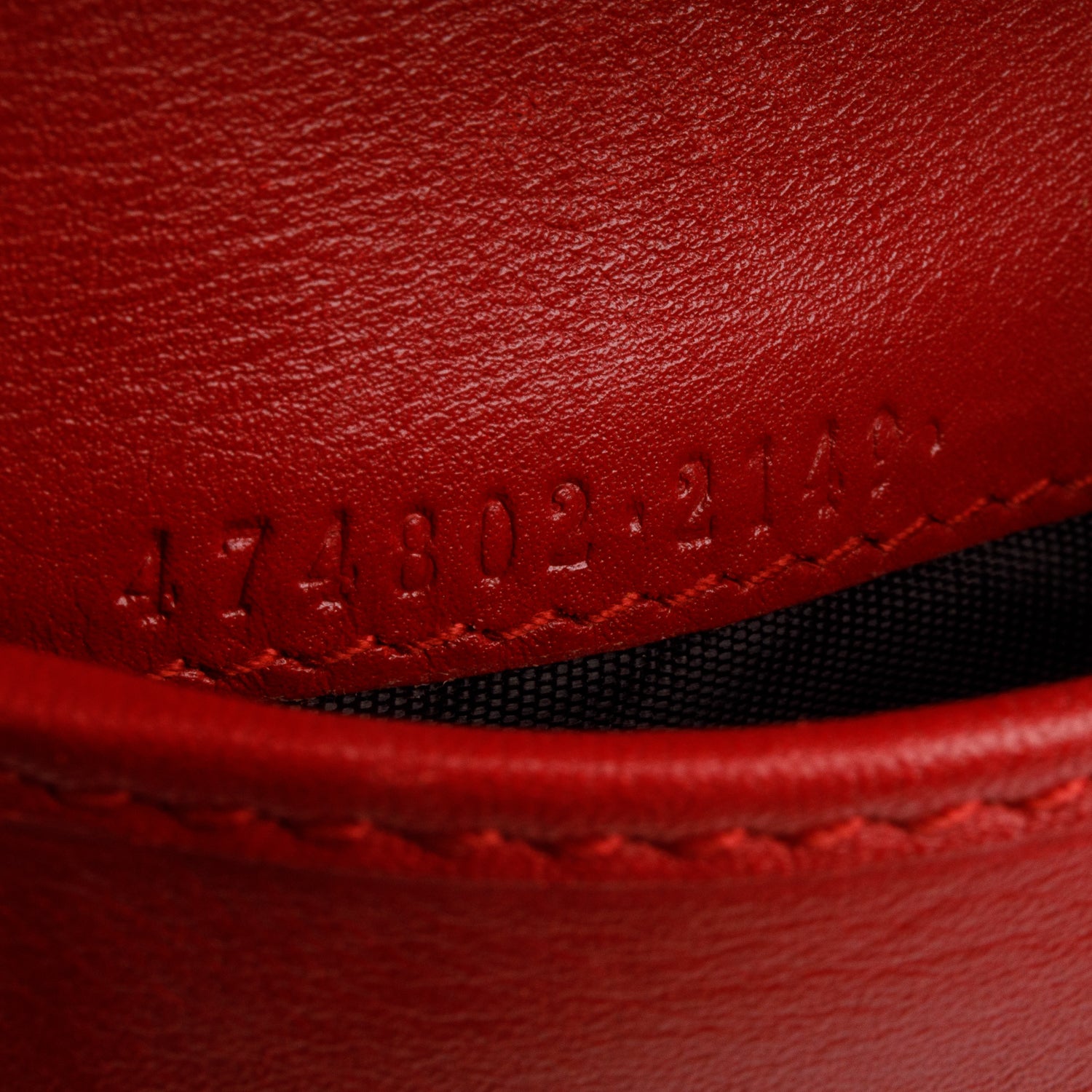 Gucci Red GG Marmont Matelasse Wallet