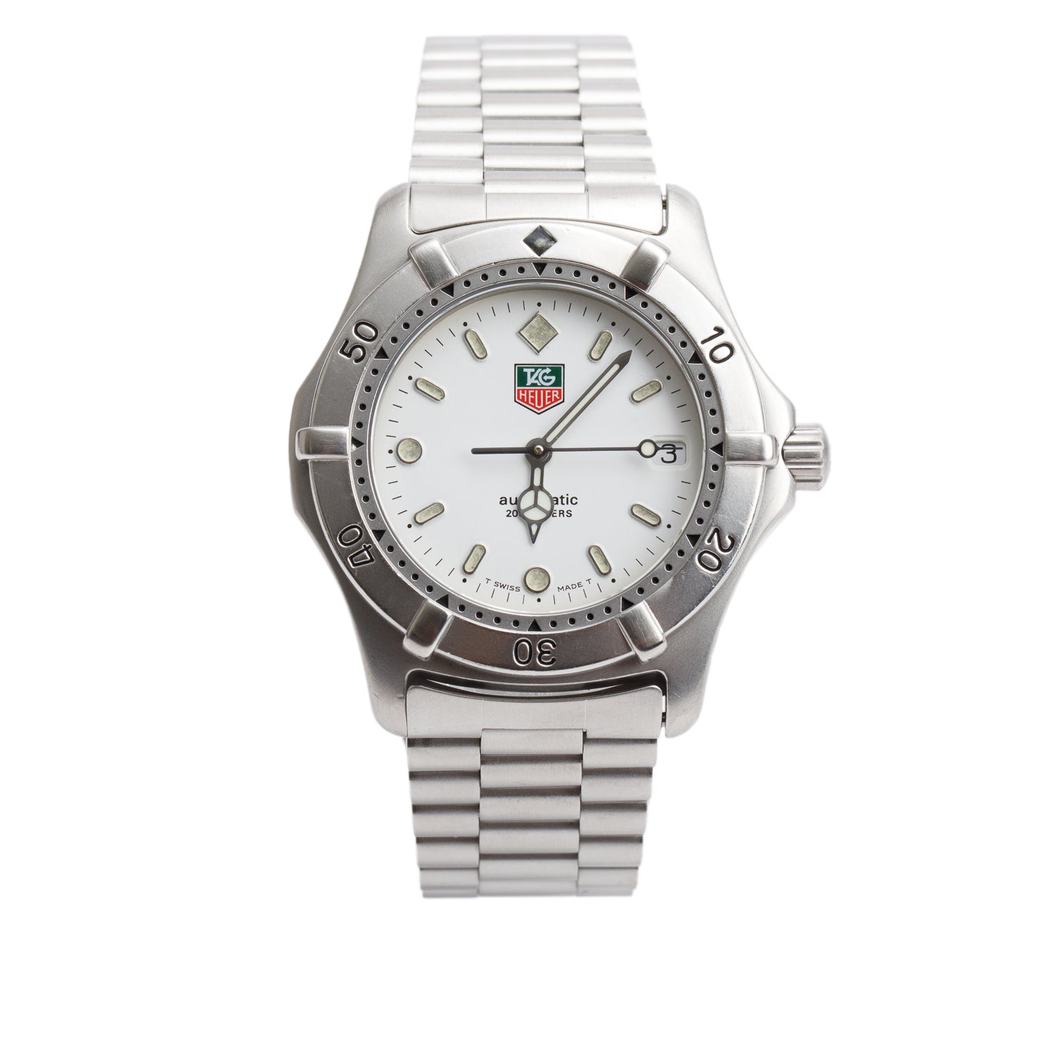 Tag Heuer Stainless Steel Professional 200M 37 MM Automatic Watch 669.706