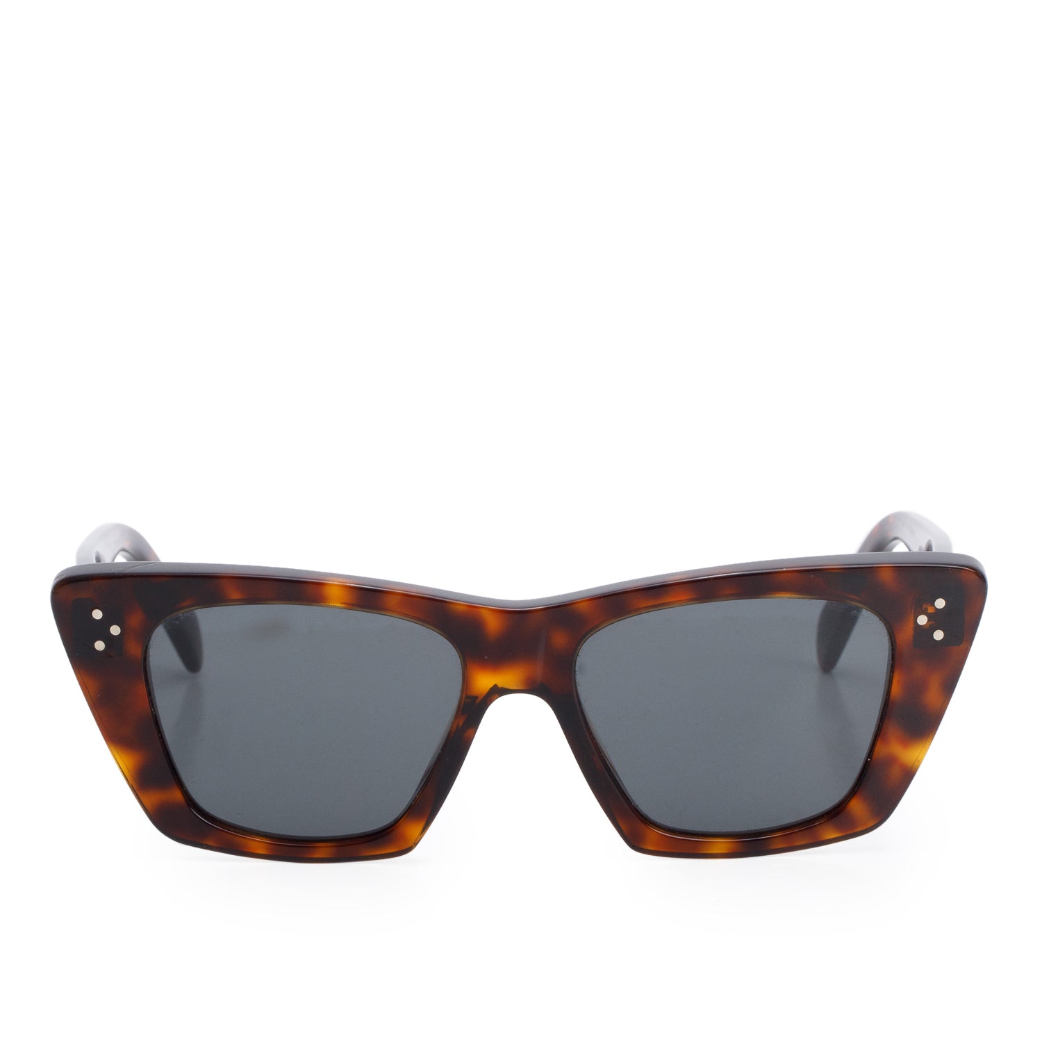 Celine CL401871 Havana Acetate Cat Eye Sunglasses