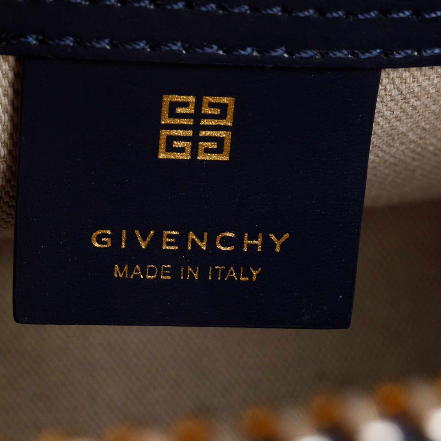 Givenchy 2022 Navy Box Leather Mini Antigona Bag w/ Strap