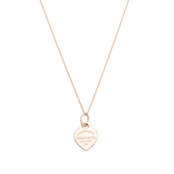 Tiffany & Co. 18k Rose Gold Return to Tiffany Small Heart Tag