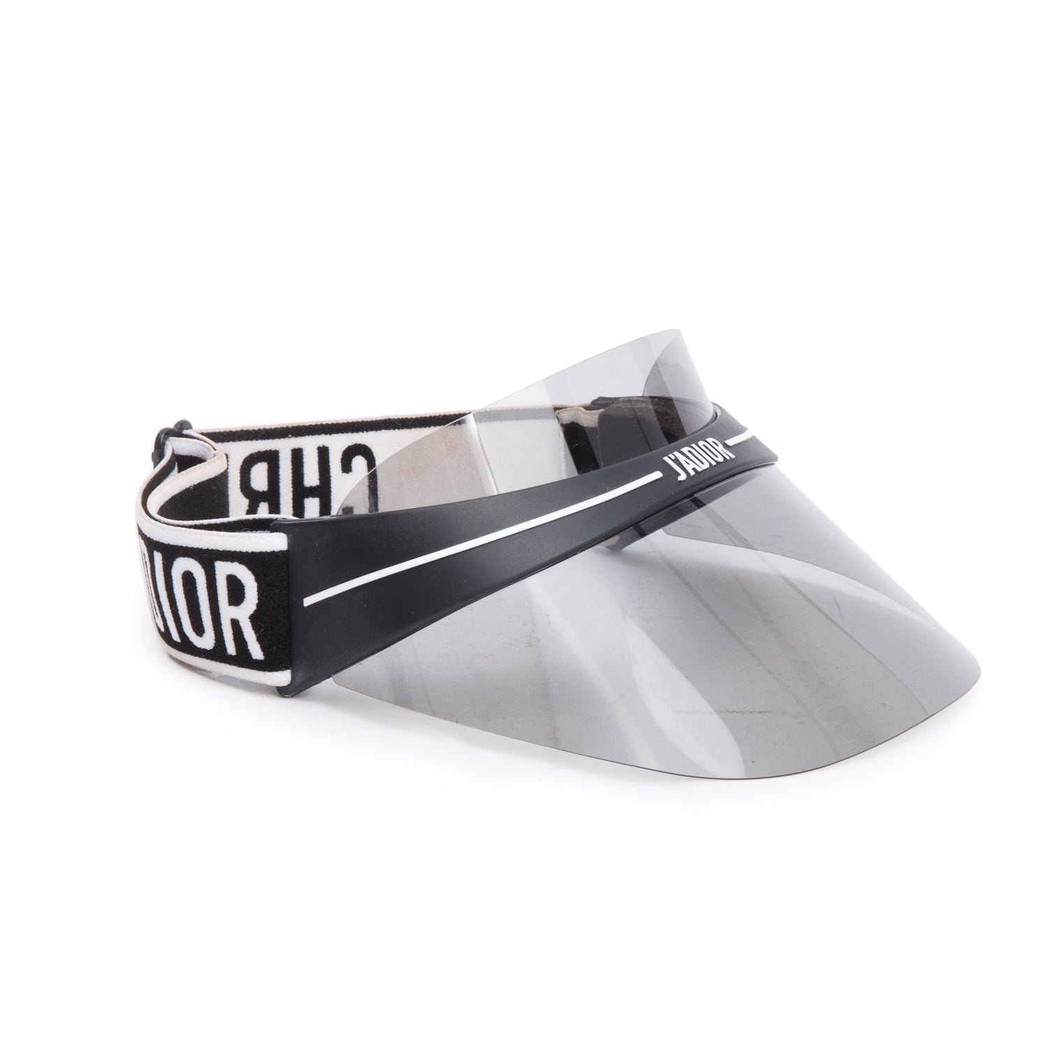 Christian Dior Black DiorClub 1 Visor w/ Box & Authenticity Card