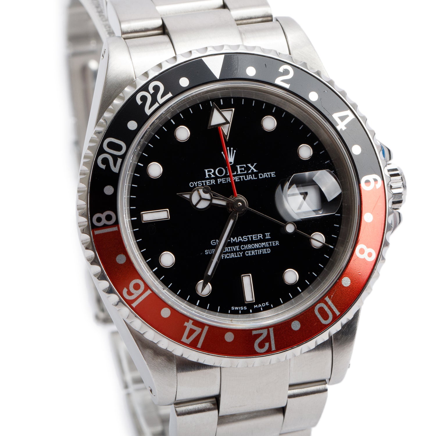 Rolex Stainless Steel GMT-Master II 'Coke' 40 MM Watch 16710