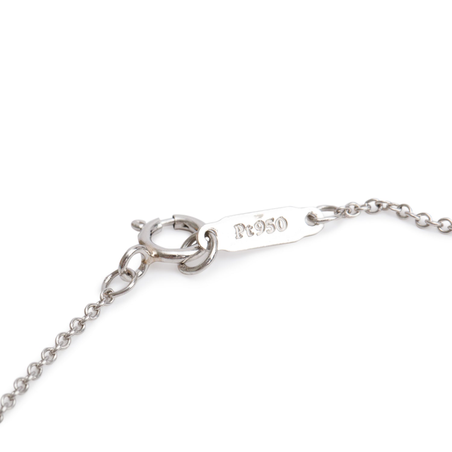Tiffany & Co. Platinum Diamond Sixteen Stone Pendant Necklace w/ Box
