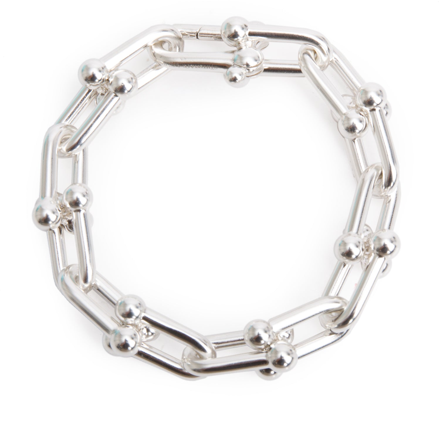 Tiffany & Co. Sterling Silver HardWear Large Link Bracelet w/ Box