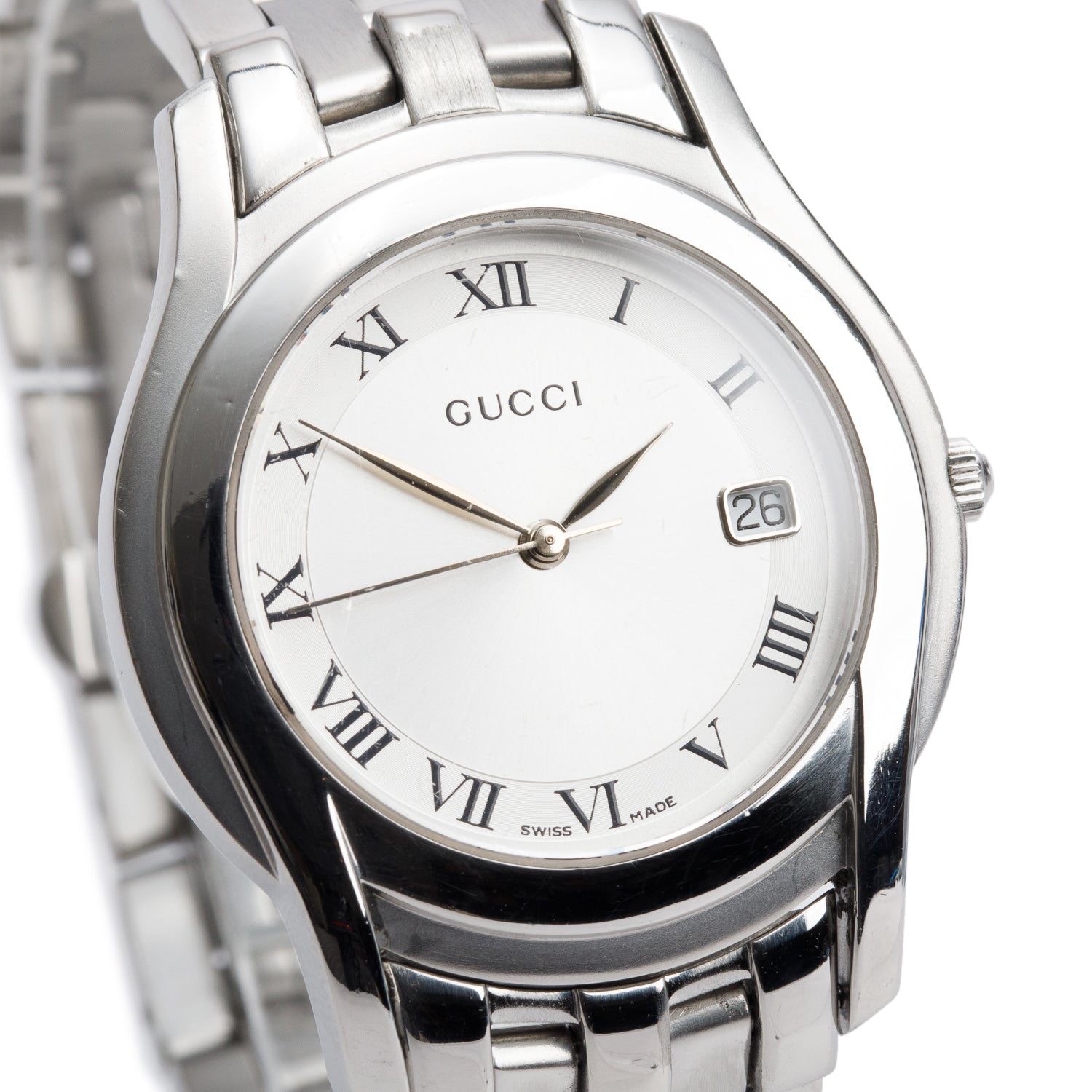 Gucci Stainless Steel 5500 Series 35 MM Quartz Watch