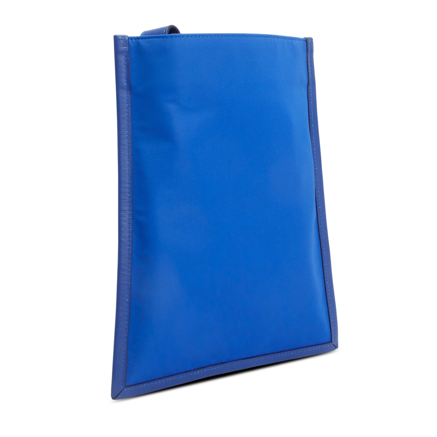 Alexander McQueen Blue Nylon Graffiti Logo Crossbody Bag