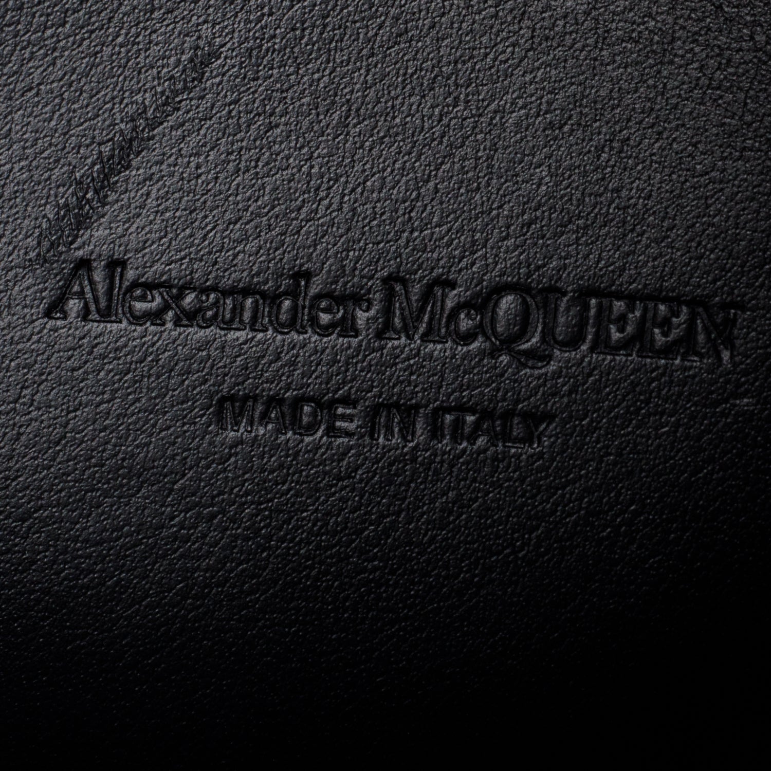 Alexander McQueen Blue Nylon Graffiti Logo Crossbody Bag
