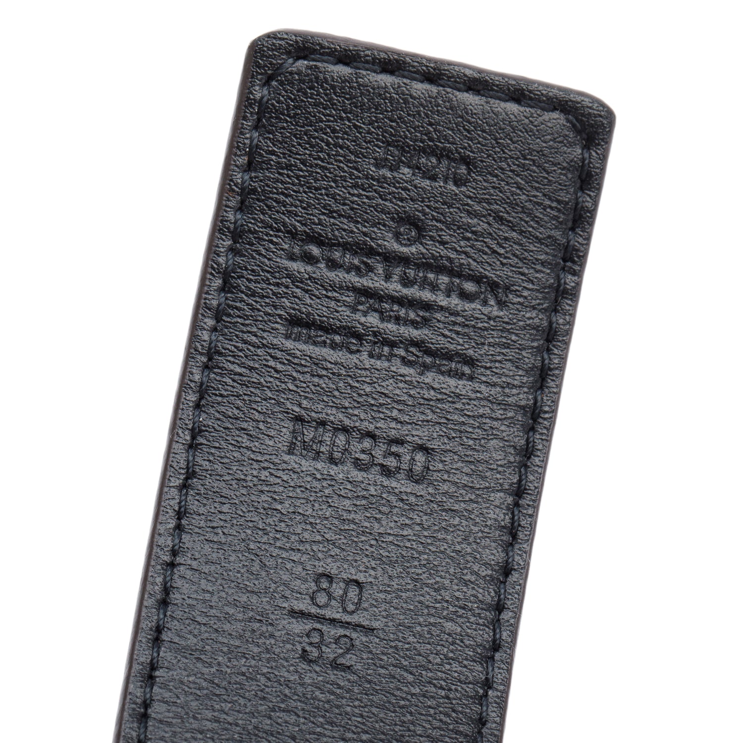 Louis Vuitton 2020 Initiales 30 MM Belt, Size 80 32