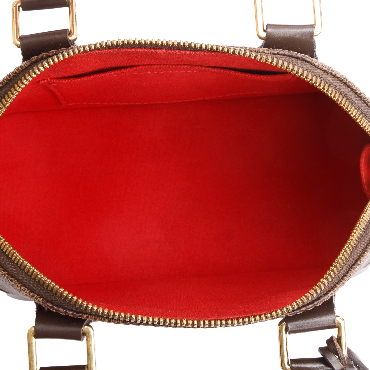 Louis Vuitton Damier Ebene Alma BB w/ Strap & Box