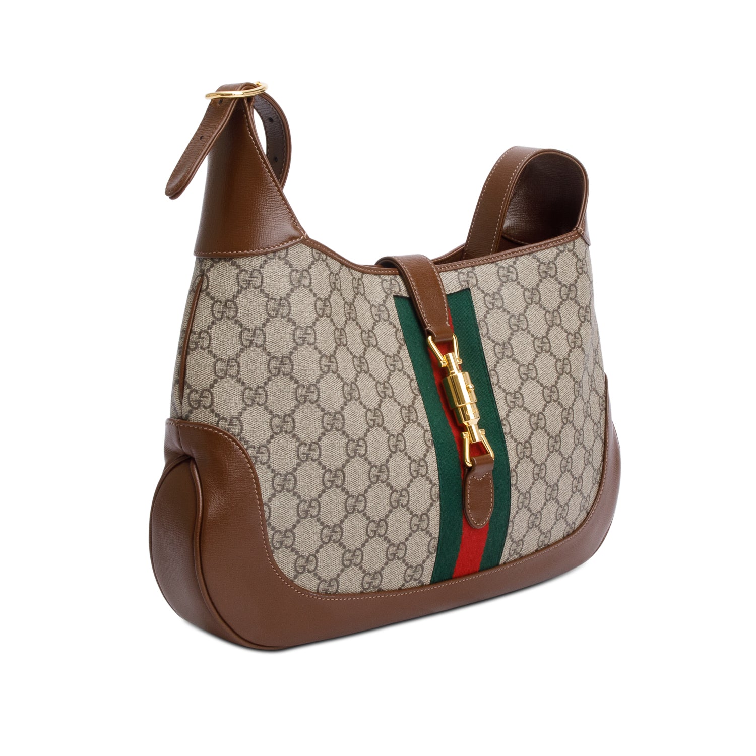 Gucci GG Supreme Medium Jackie 1961 Shoulder Bag w/ Strap