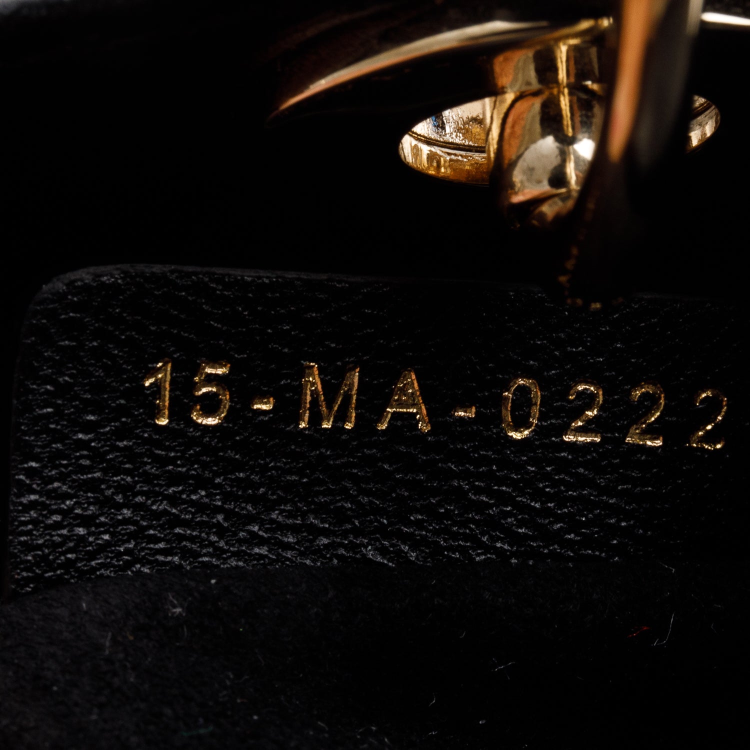 Christian Dior 2022 Black Leather Micro Lady Dior Bag w/ Box & Receipt