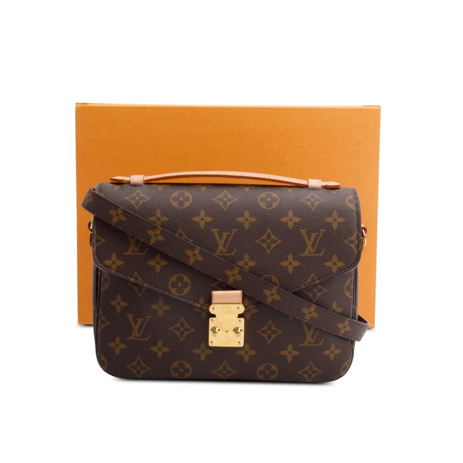Louis Vuitton 2020 Monogram Pochette Metis w/ Box, Strap & Receipt