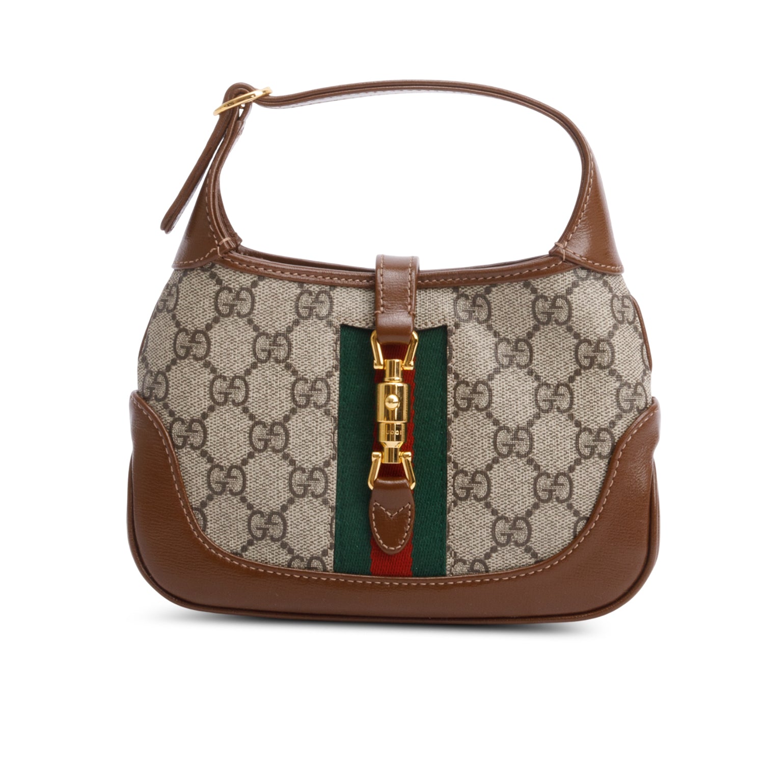 Gucci GG Supreme Mini Jackie 1961 Shoulder Bag w/ Strap
