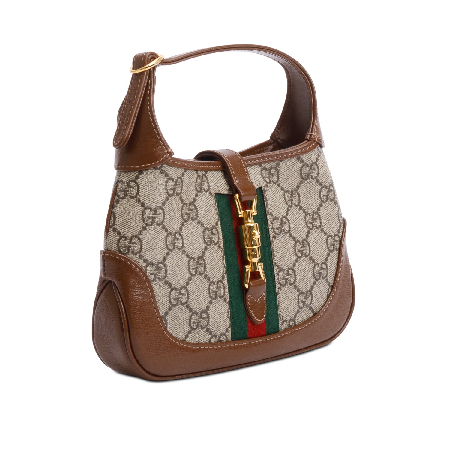 Gucci GG Supreme Mini Jackie 1961 Shoulder Bag w/ Strap