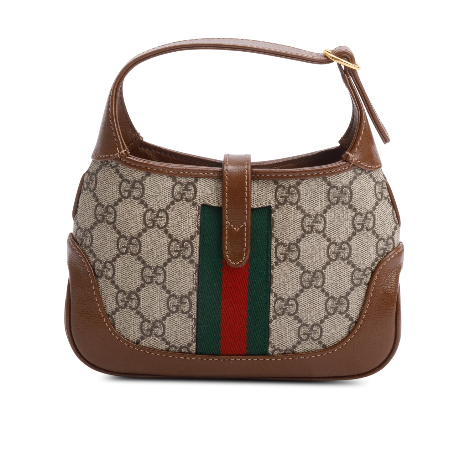 Gucci GG Supreme Mini Jackie 1961 Shoulder Bag w/ Strap