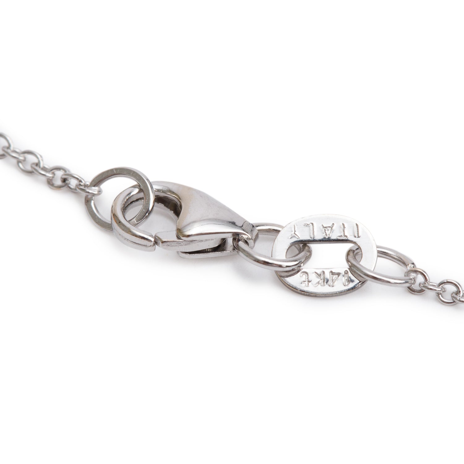 Effy 14k White Gold Aquamarine & Diamond Pendant Necklace