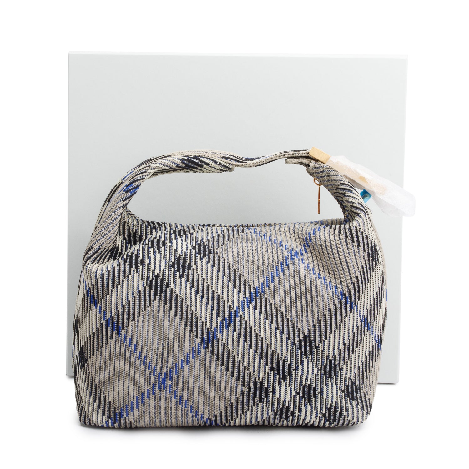 Burberry 2024 Lichen Check Medium Peg Dufflee Bag w/ Box & Receipt