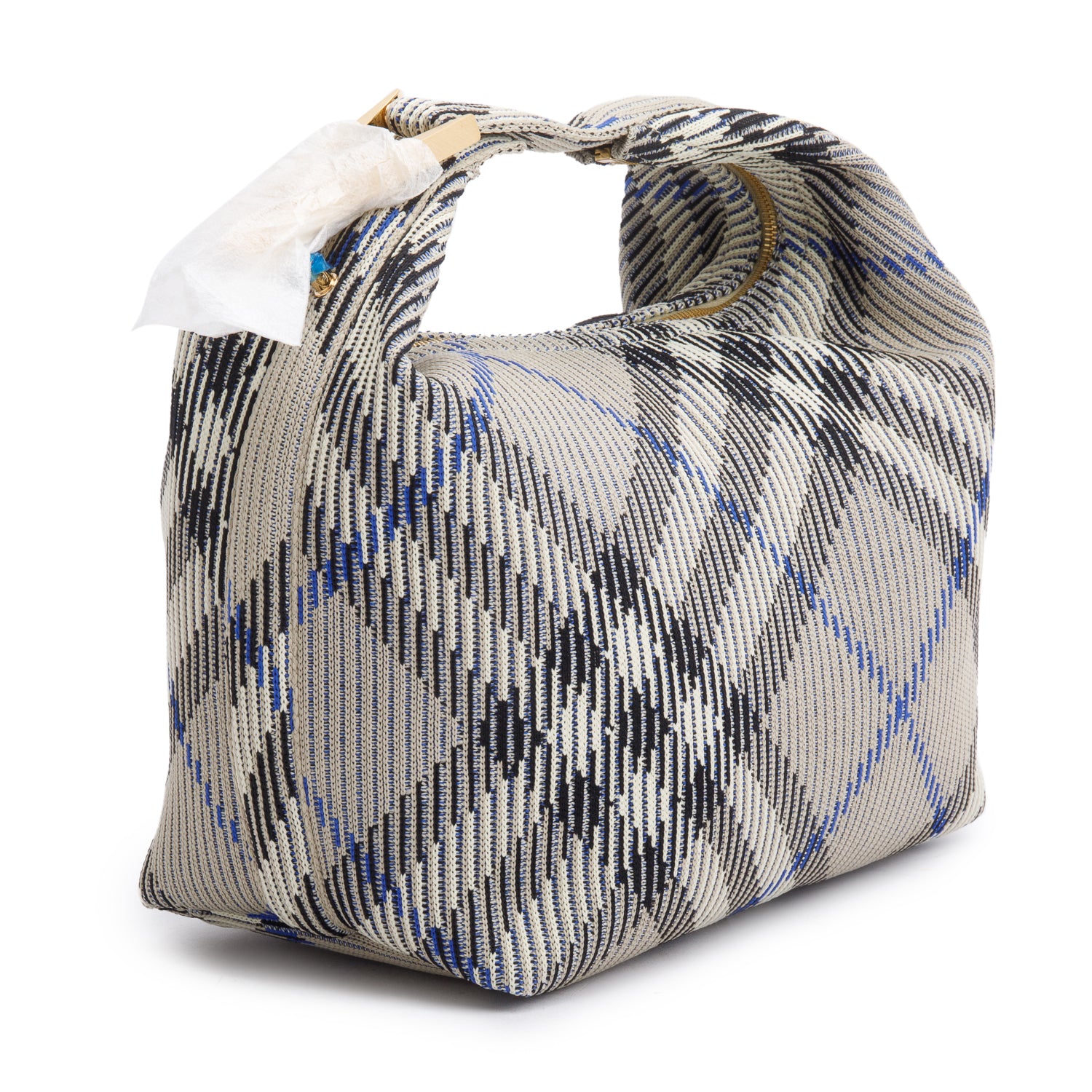 Burberry 2024 Lichen Check Medium Peg Dufflee Bag w/ Box & Receipt