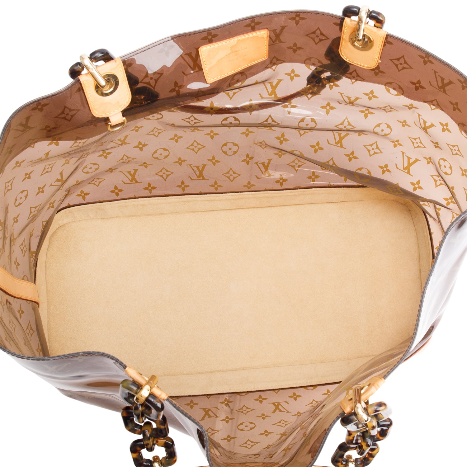 Louis Vuitton Brown Monogram Vinyl Cabas Sac Ambre GM Tote