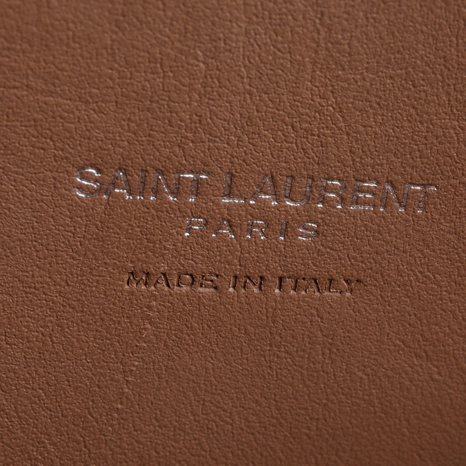 Saint Laurent Beige Grained Leather Nano Sac De Jour w/ Strap