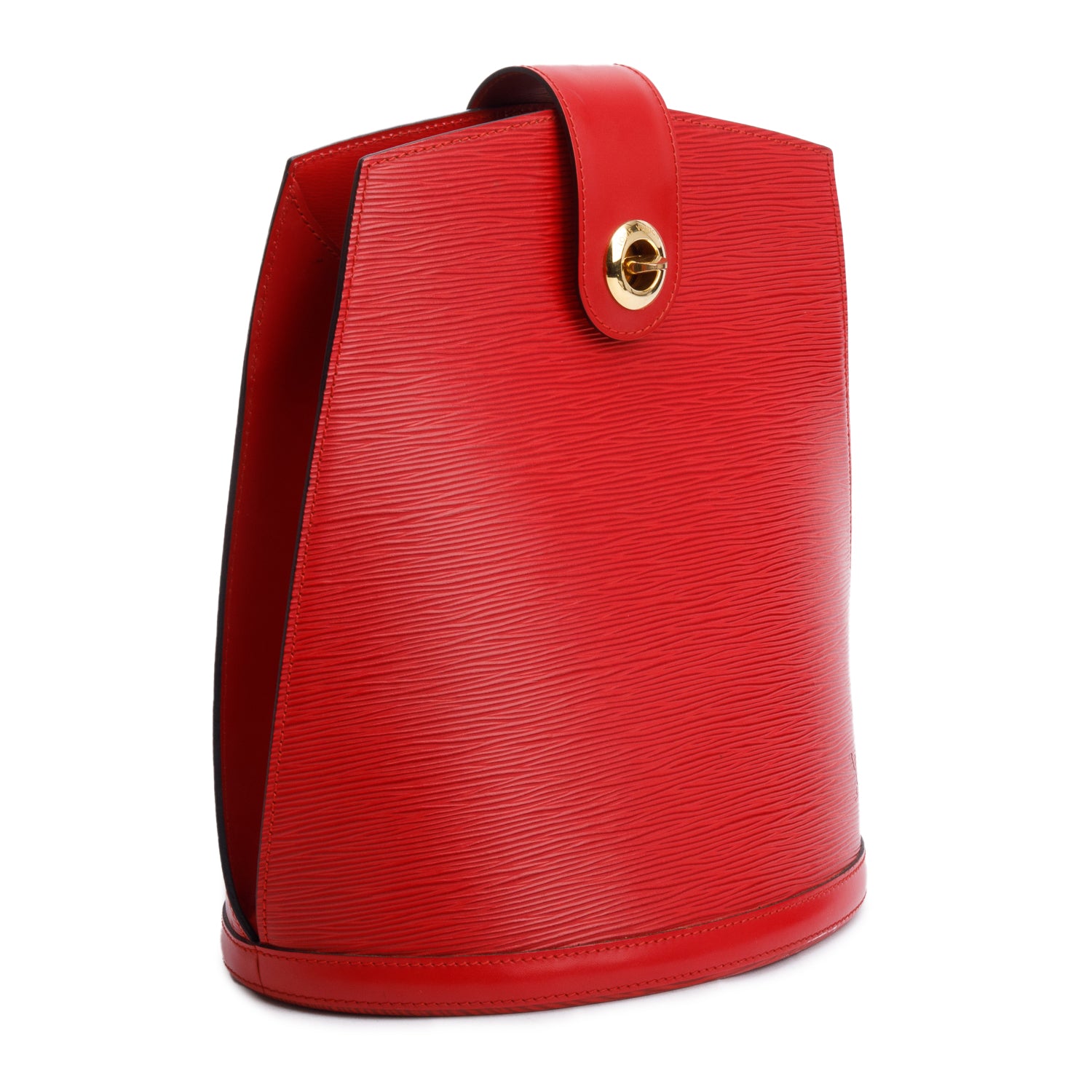 Louis Vuitton Vintage Red Epi Leather Cluny Bag