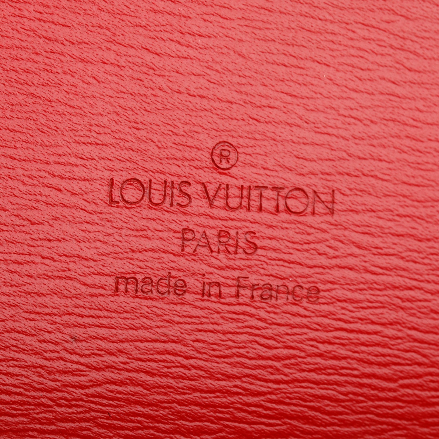 Louis Vuitton Vintage Red Epi Leather Cluny Bag