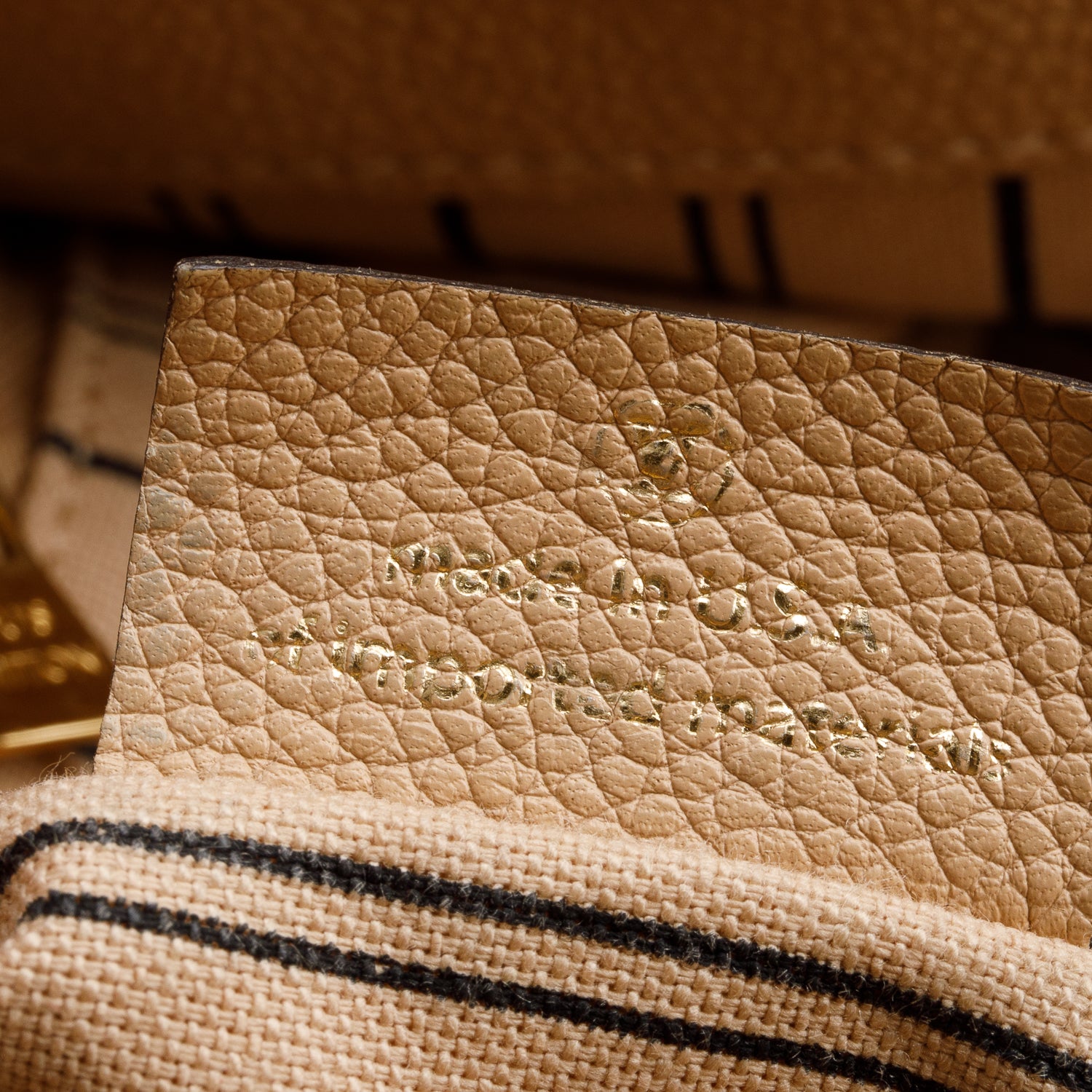 Louis Vuitton Dune Monogram Empreinte Leather Bagatelle w/ Strap