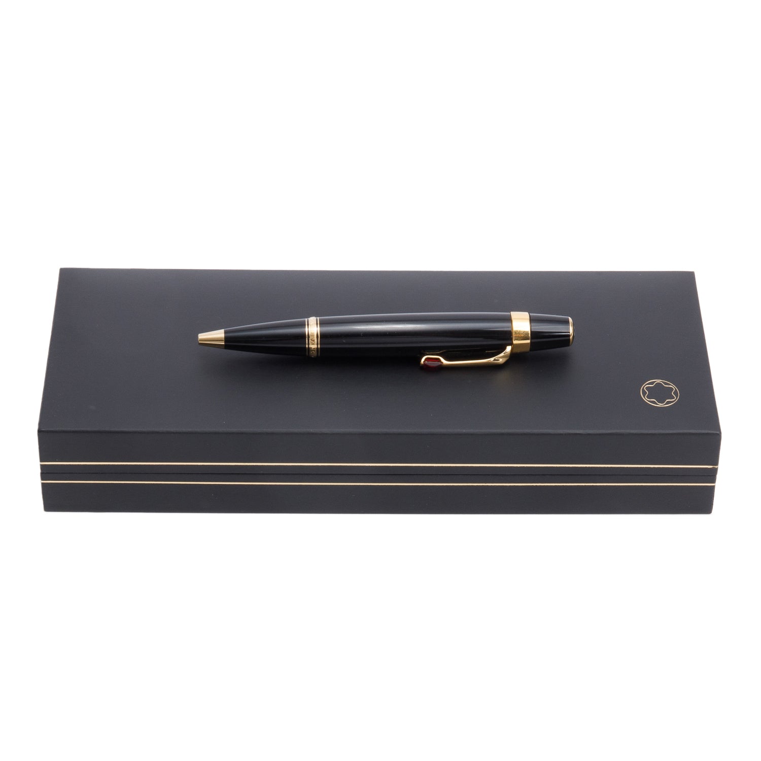 Montblanc Yellow Gold Coated Boheme Mini Ballpoint Pen w/ Box