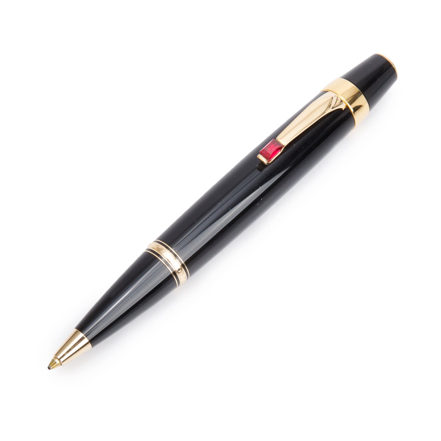 Montblanc Yellow Gold Coated Boheme Mini Ballpoint Pen w/ Box