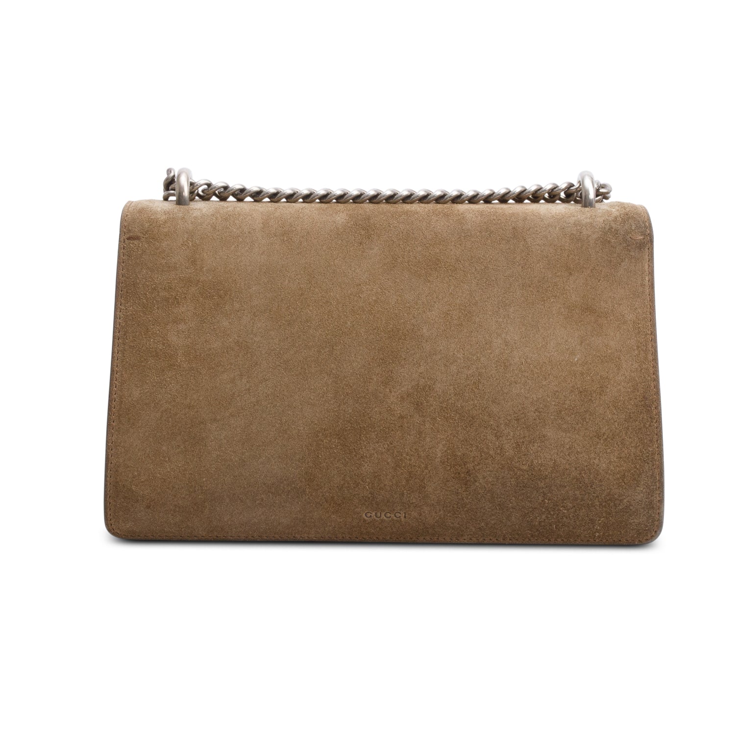 Gucci Beige Suede Small Dionysus Shoulder Bag