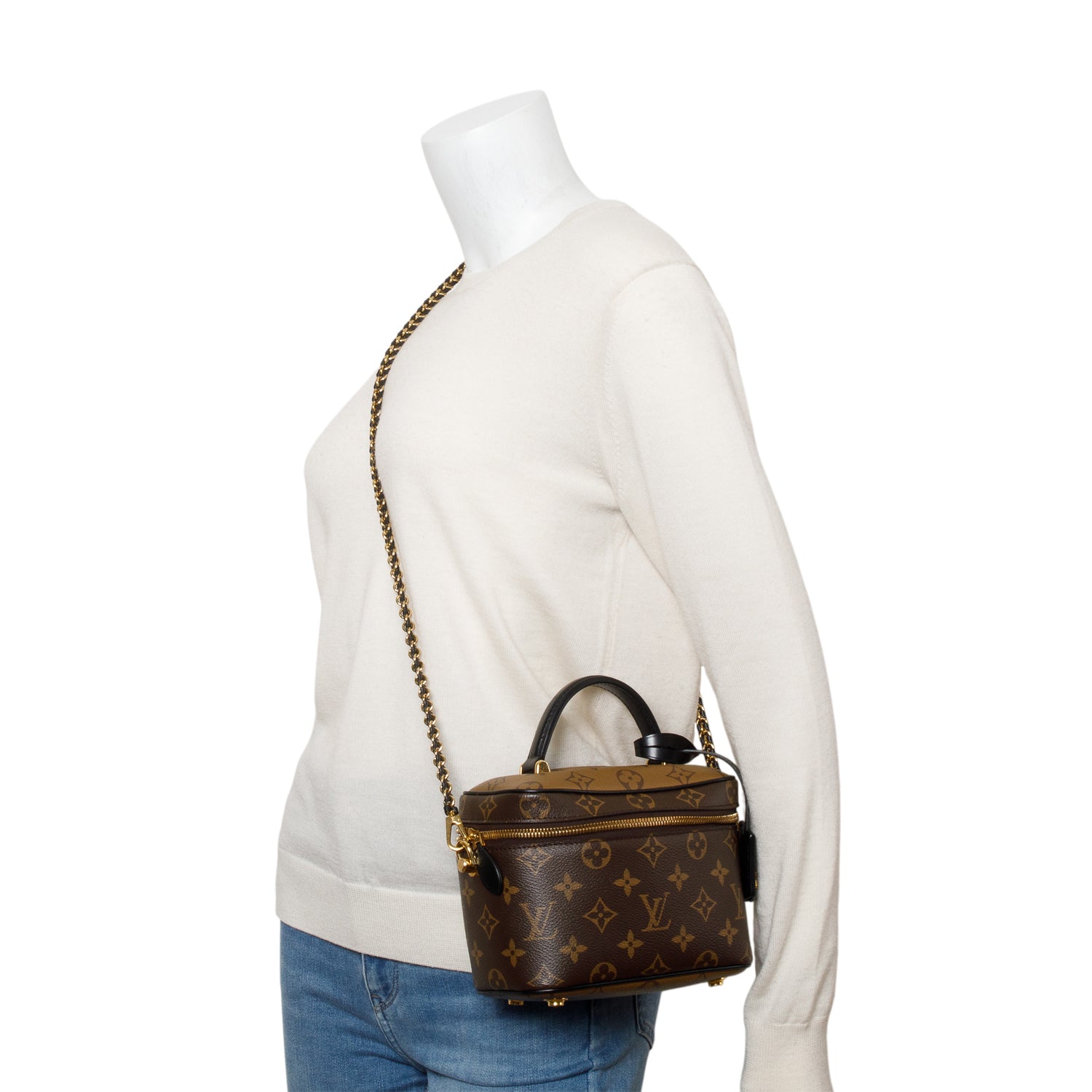 Louis Vuitton Monogram & Monogram Reverse Vanity PM w/ Strap