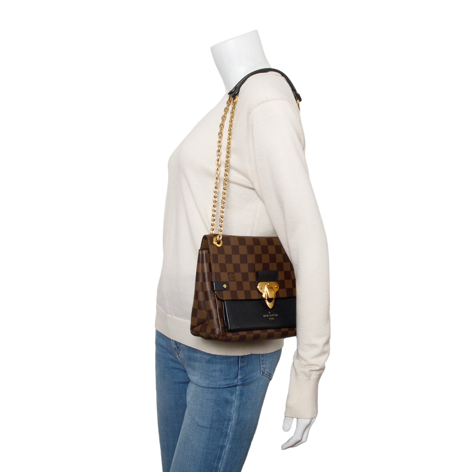 Louis Vuitton Damier Ebene Vavin PM w/ Box & Receipt