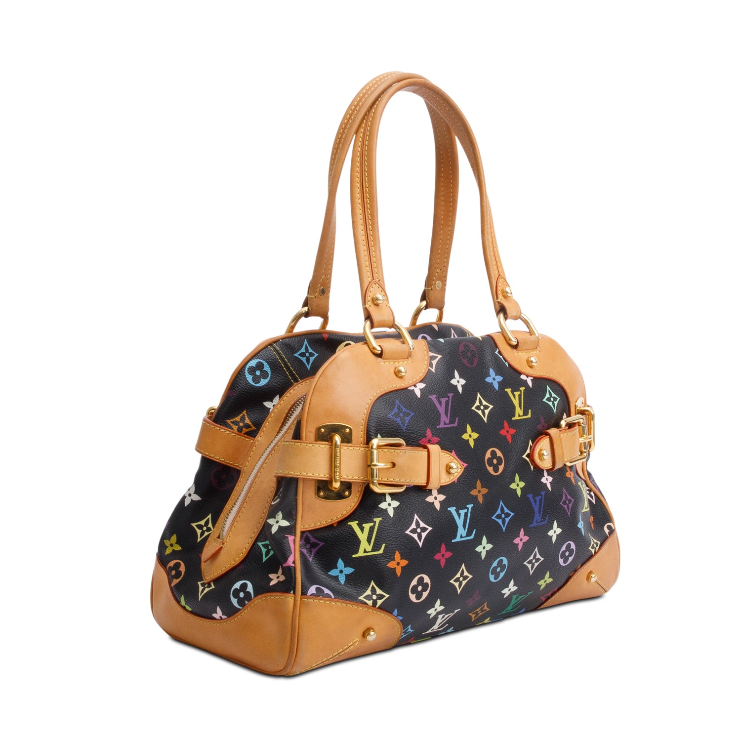 Louis Vuitton Black Multicolore Monogram Claudia