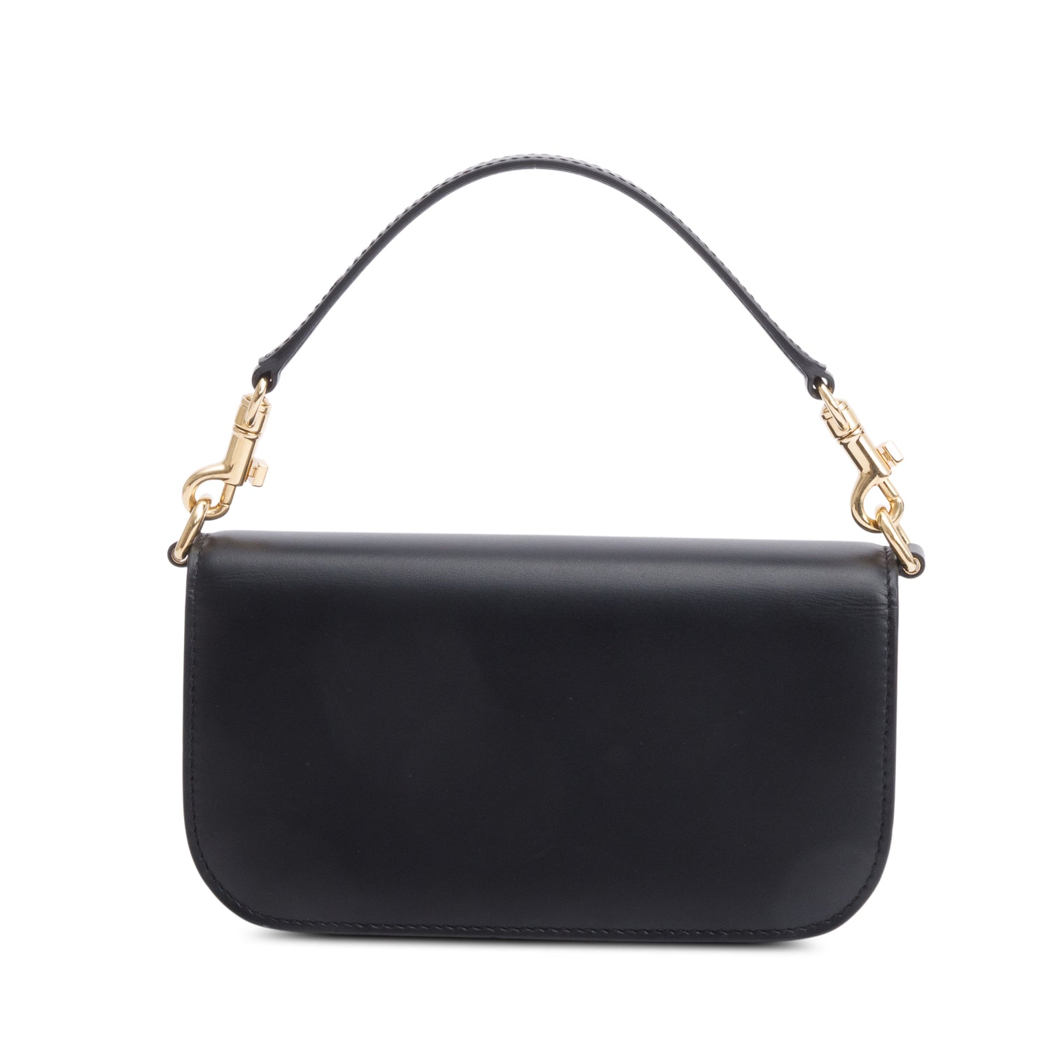 Dolce & Gabbana Black Calfskin Leather 3.5 Crossbody Bag