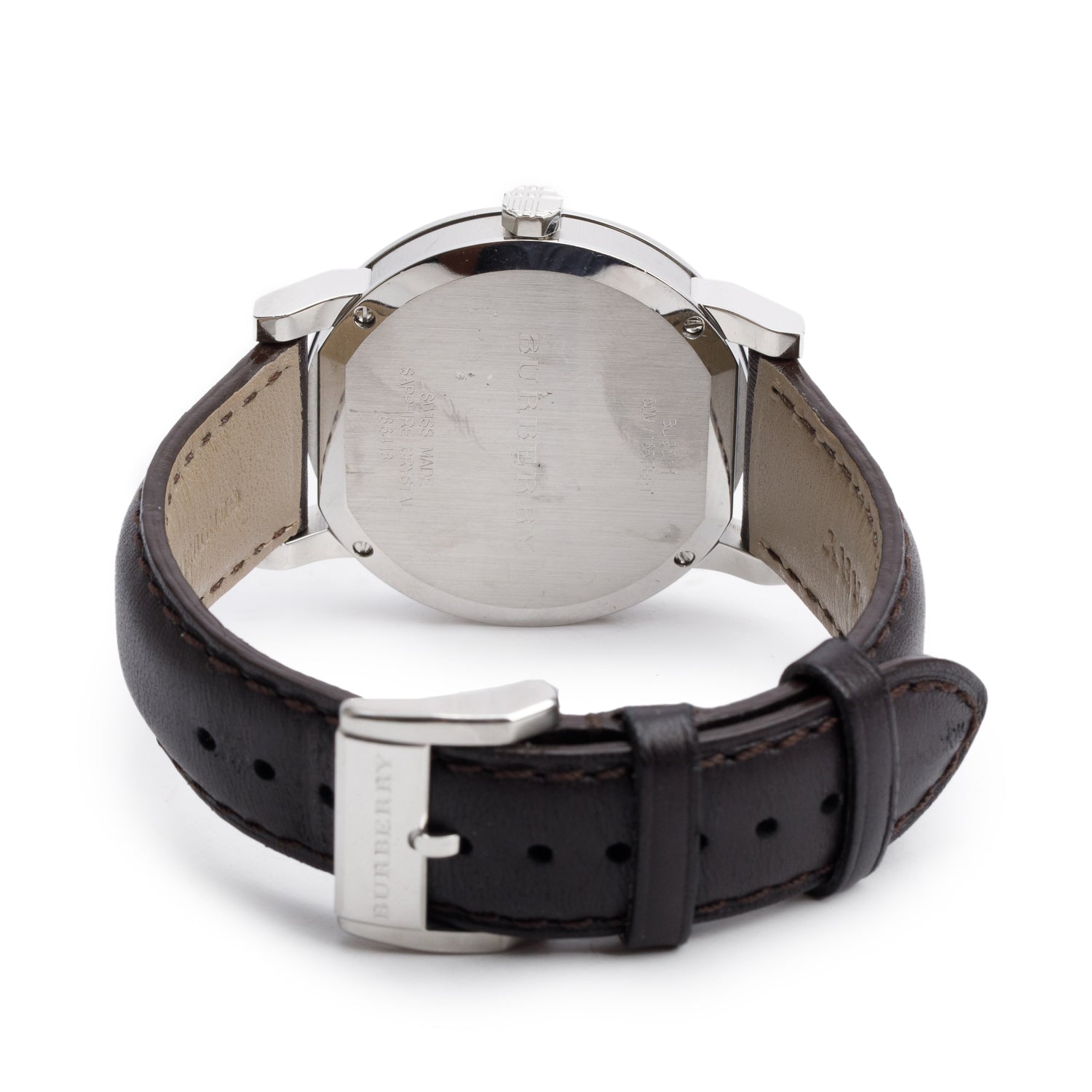 Burberry Stainless Steel BU9011 The City 38 MM Quartz Watch Fawn Dial