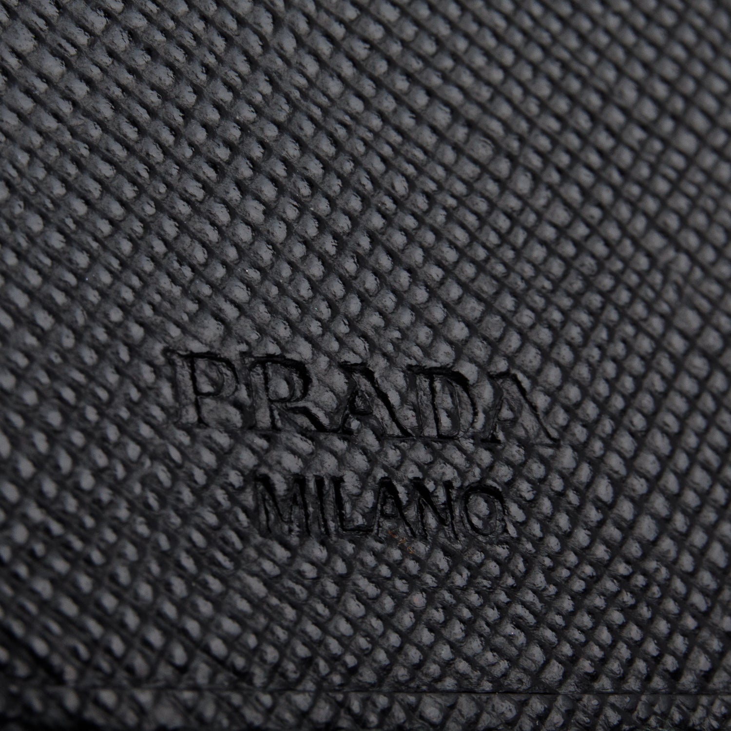 Prada Black Saffiano Leather Bifold Card Holder w/ Box & Authenticity Card