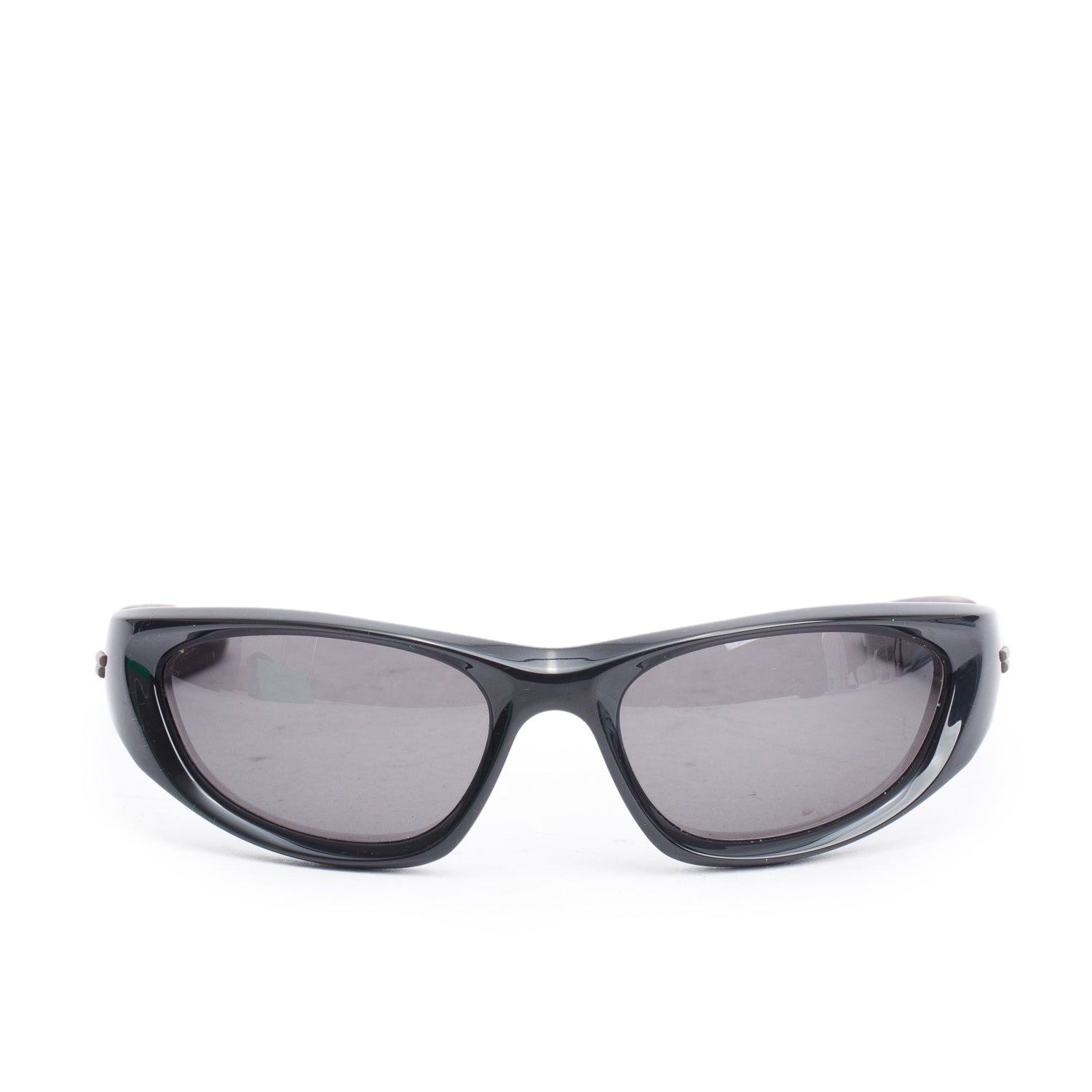 Bottega Veneta BV1184S Black Acetate Wrapped Sport Sunglasses w/ Case & Authenticity Card
