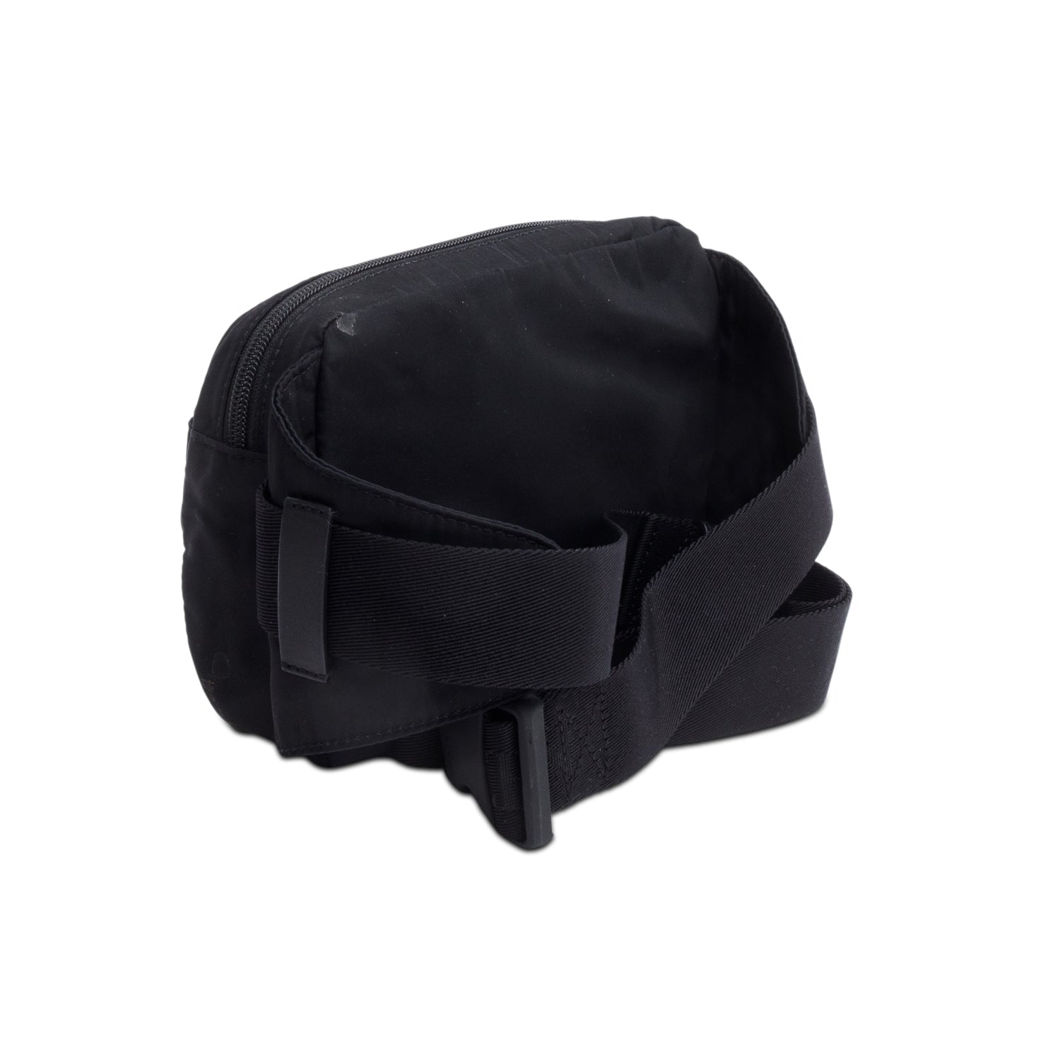 Alexander McQueen Black Nylon Graffiti Logo Belt Bag