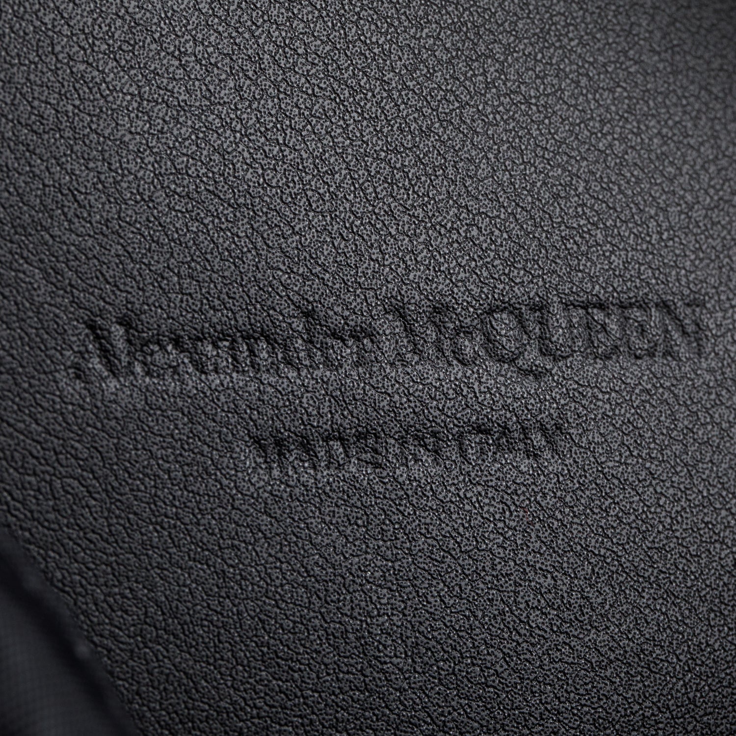 Alexander McQueen Black Nylon Graffiti Logo Belt Bag
