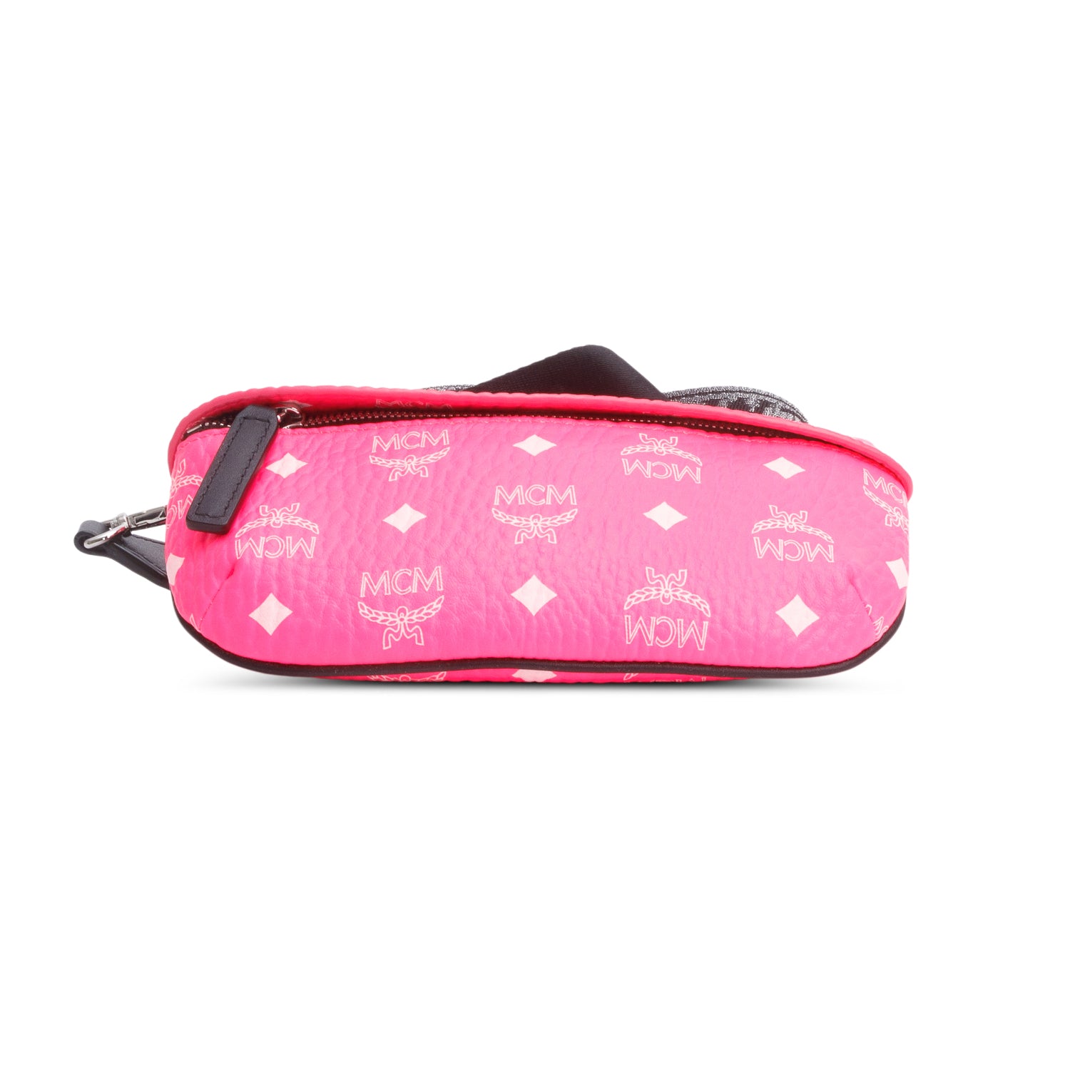 MCM Pink Visetos Small Crossbody Belt Bag