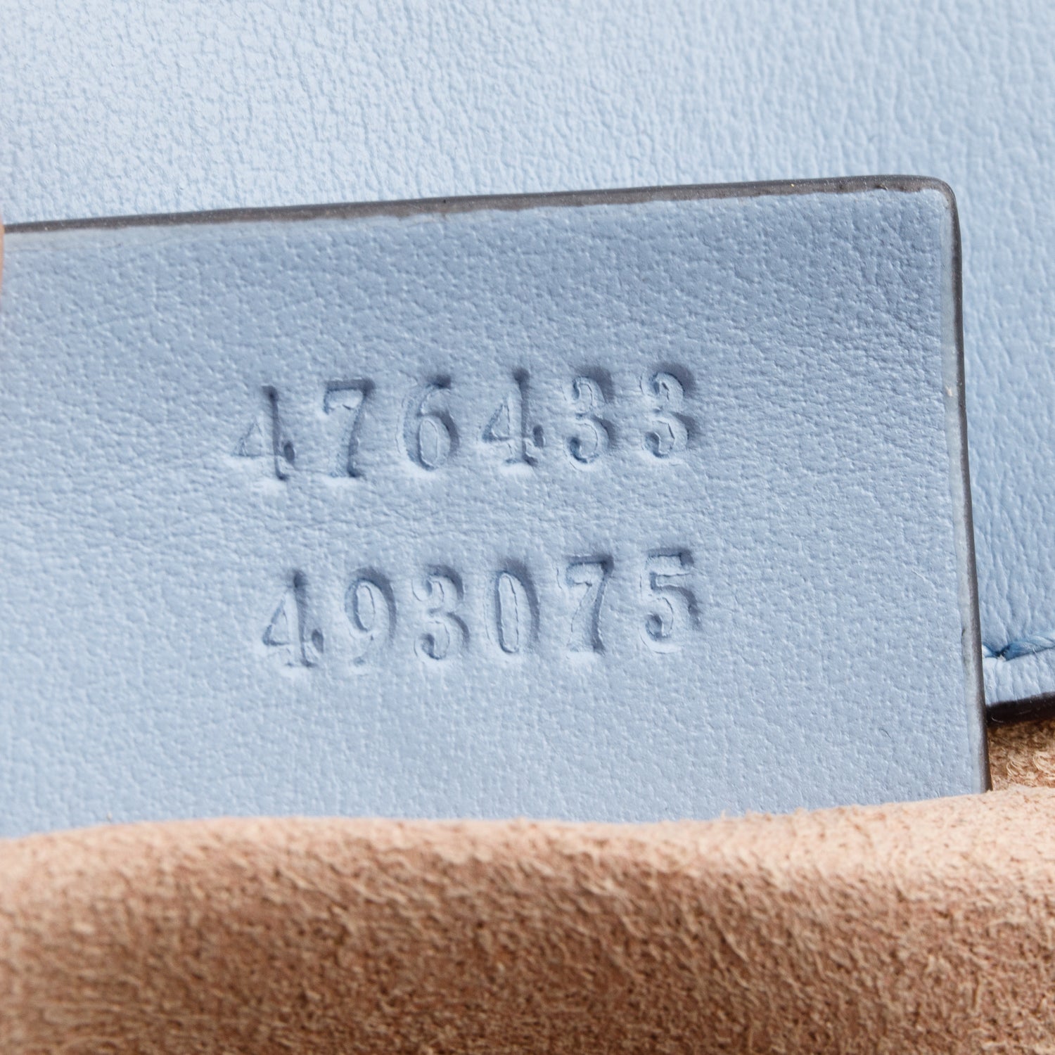 Gucci Blue GG Marmont Matelasse Leather Super Mini Bag