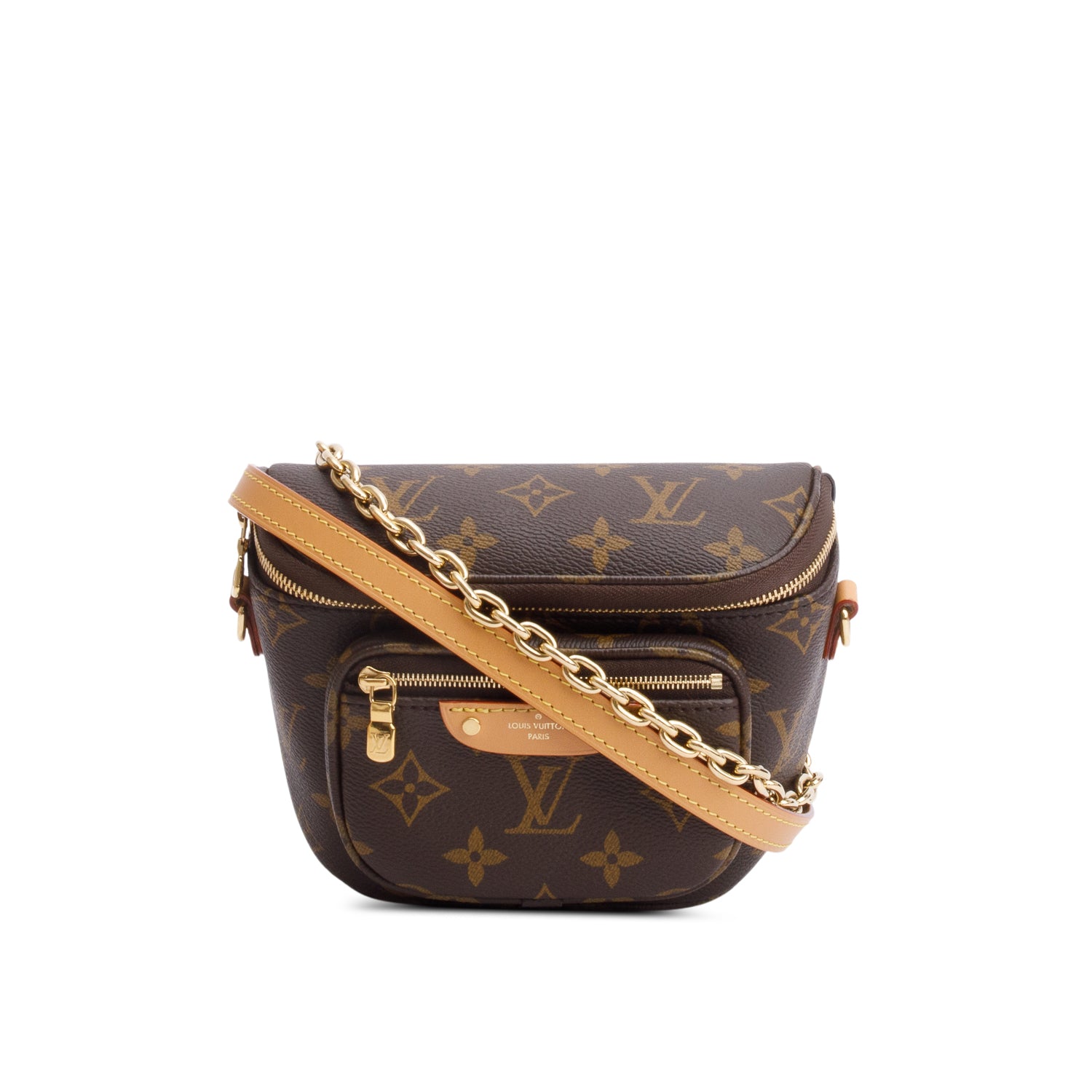Louis Vuitton Monogram Mini Bumbag w/ Straps & Box