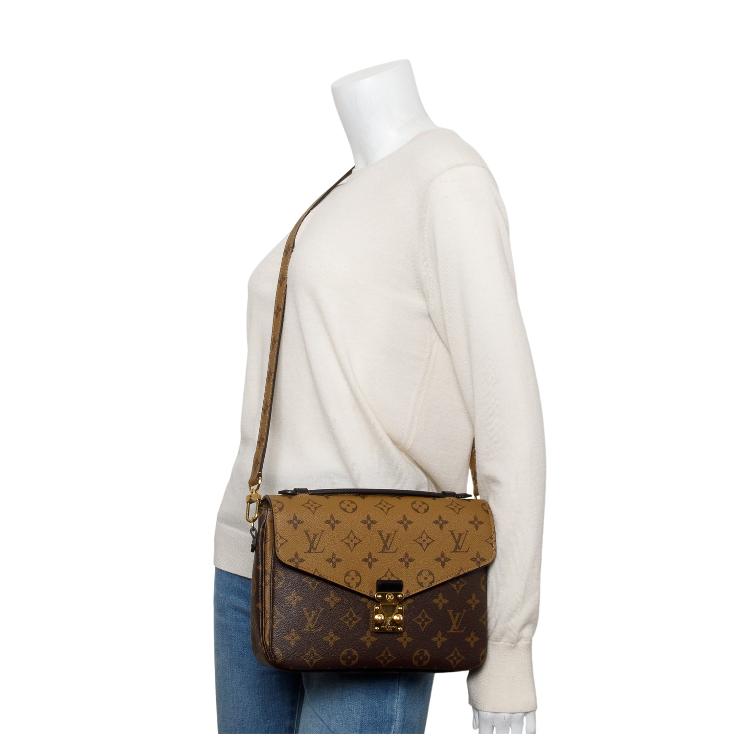 Louis Vuitton Monogram Reverse Pochette Metis