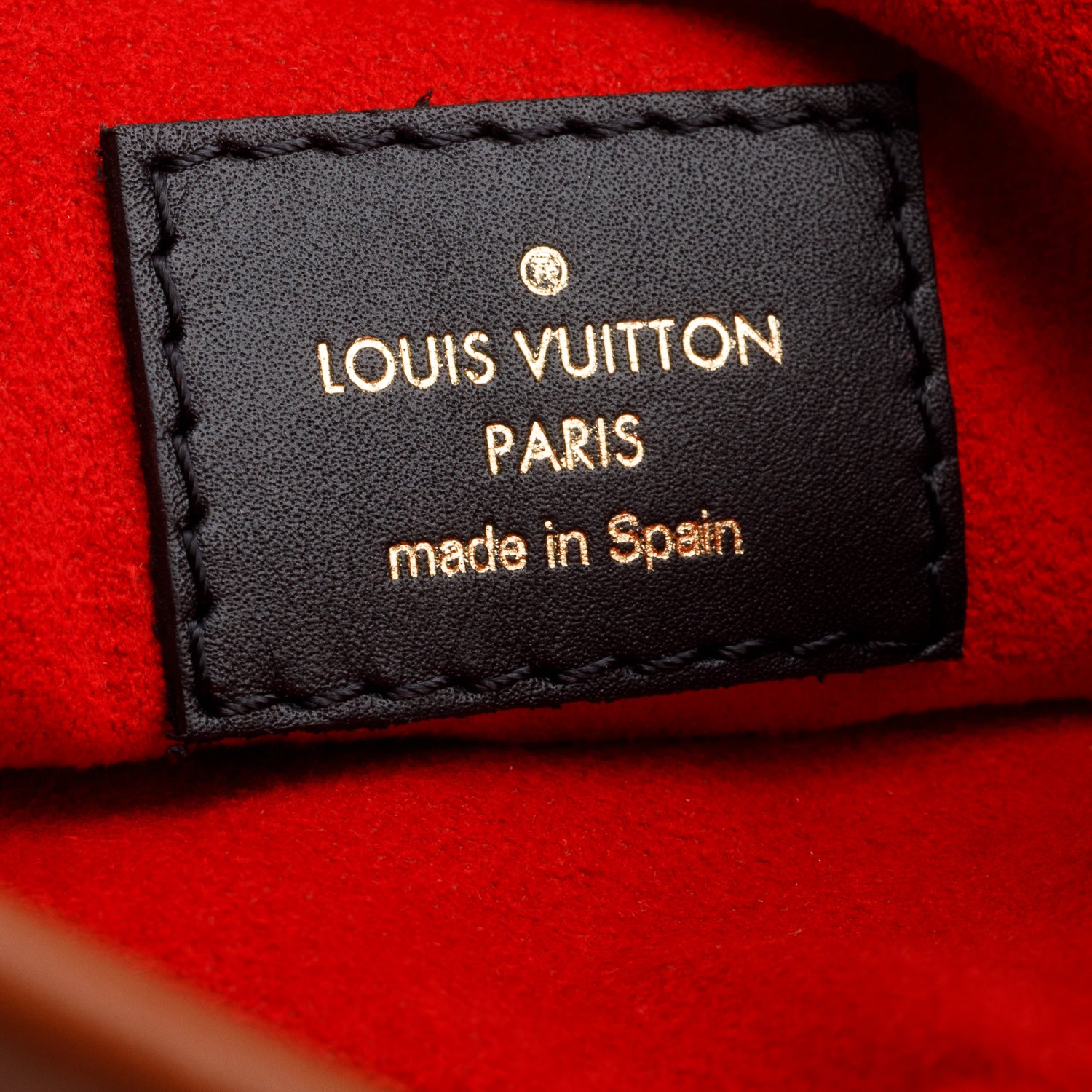 Louis Vuitton Caramel Leather Monogram Tuileries Pochette