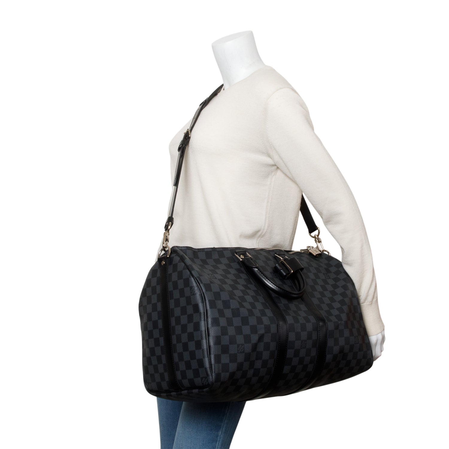 Louis Vuitton Damier Graphite Keepall Bandouliere 45