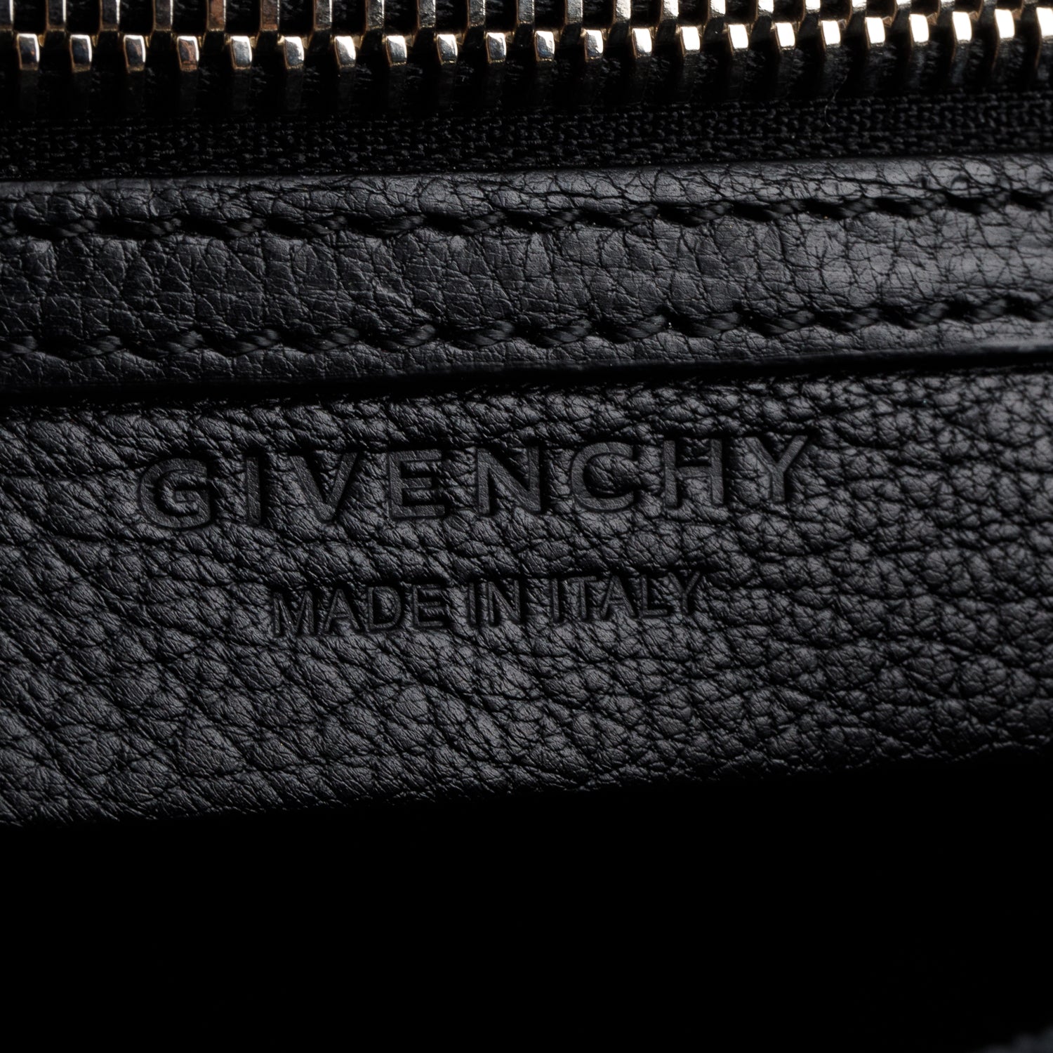 Givenchy Black Grained Leather Small Antigona Satchel