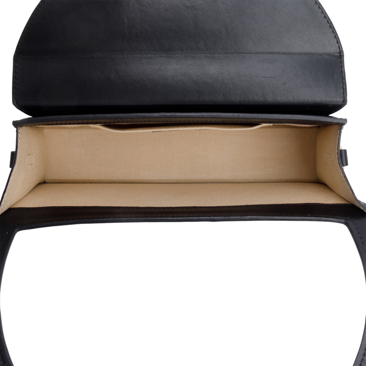 Jacquemus Black Leather Le Sac Rond Bag w/ Strap