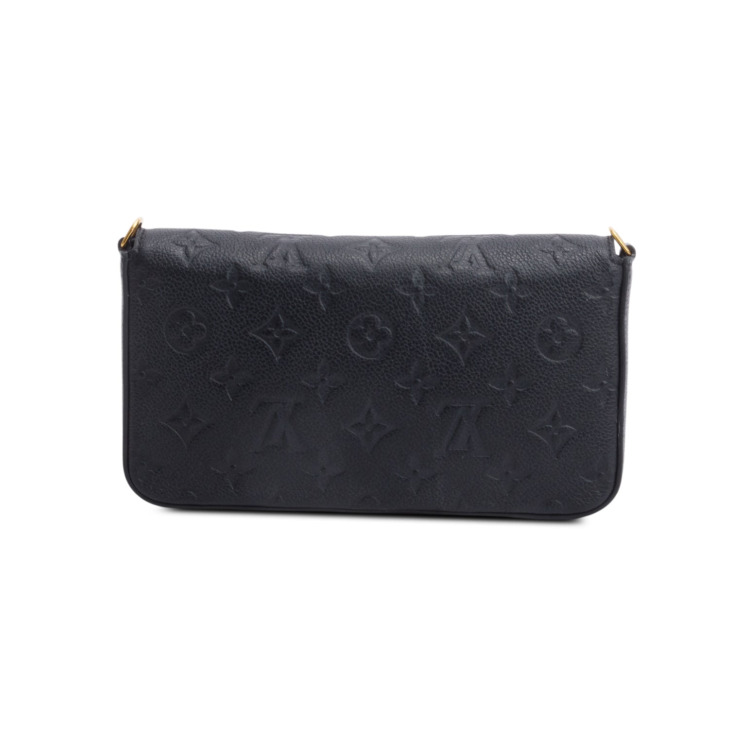 Louis Vuitton Black Monogram Empreinte Leather Felicie Pochette