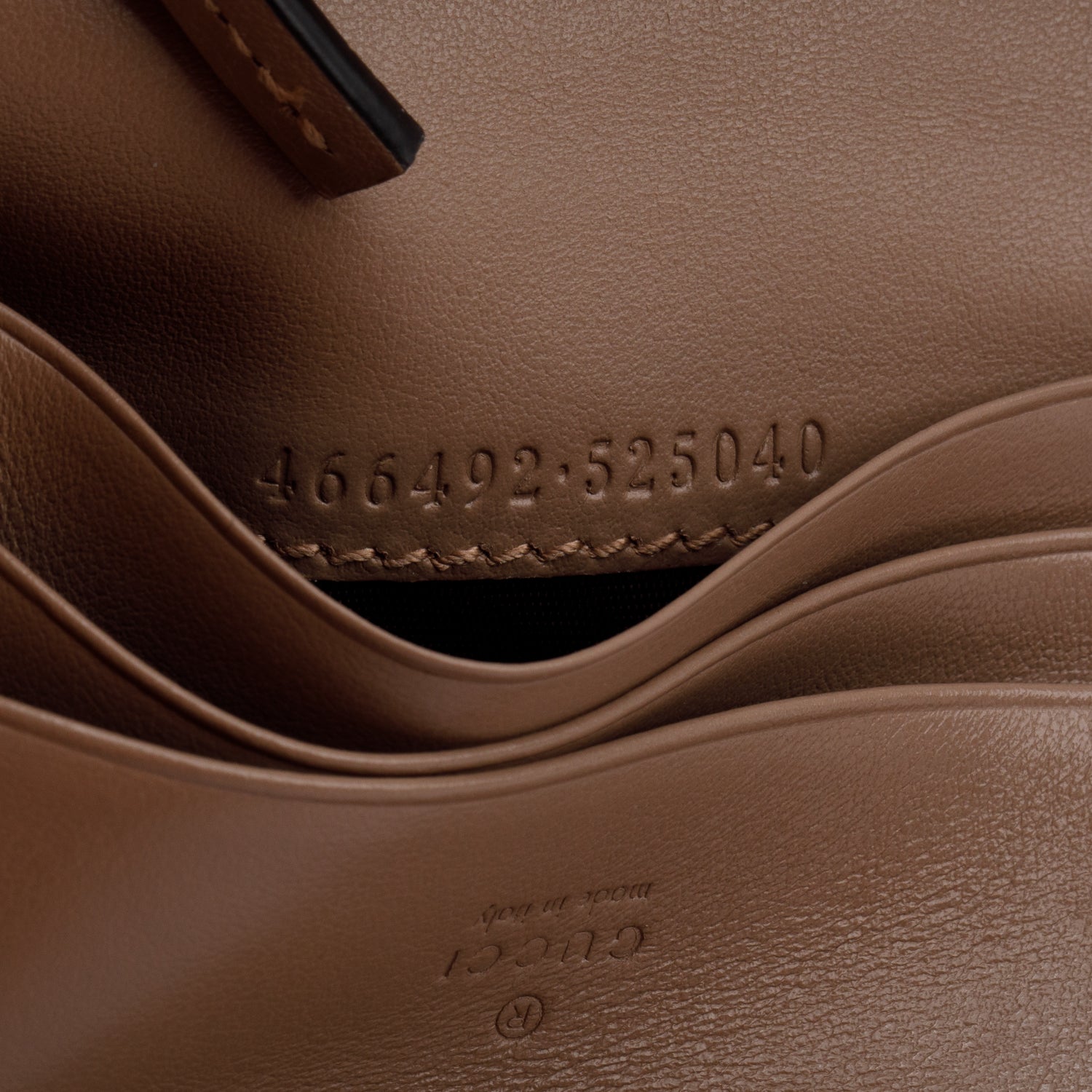 Gucci Beige Quilted GG Marmont Leather Card Case Wallet w/ Box